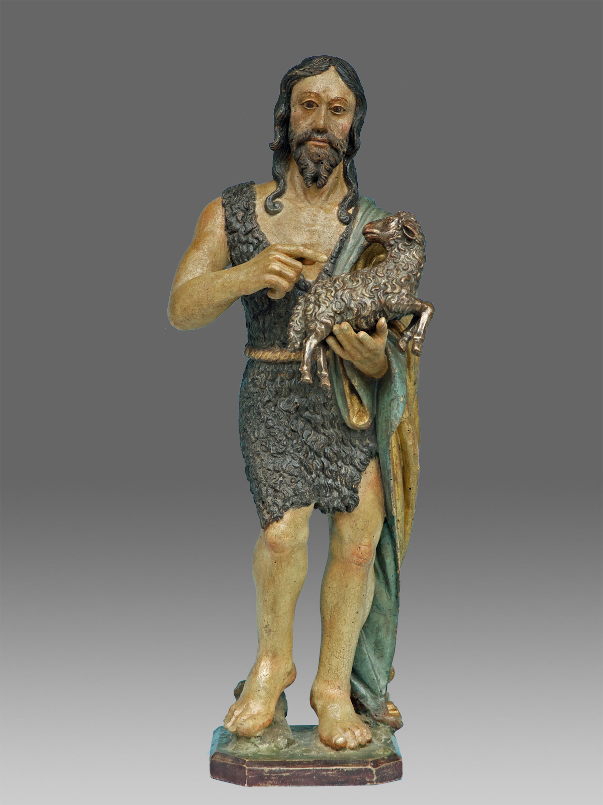 Skulptur Johannes der Täufer Italien Trento